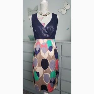 Boden limited edition silk and sequin dress